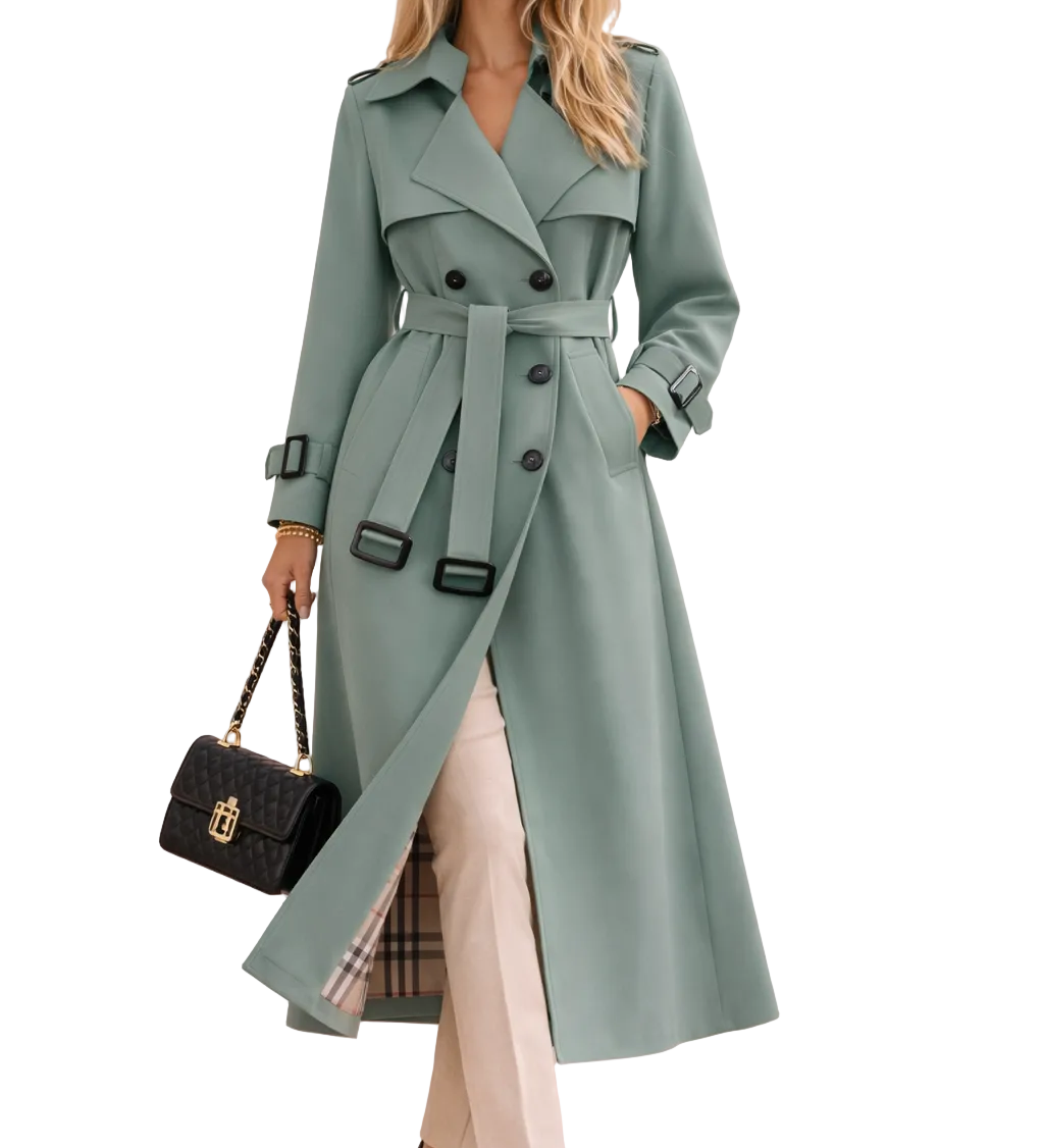 ELEGANT TIMELESS TRENCHCOAT