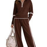 SPORTY HALF-ZIP SET