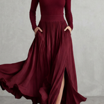 Neravelle – Pleated flow silhouette – Two-piece turtleneck set