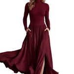 Neravelle – Pleated flow silhouette – Two-piece turtleneck set