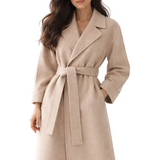 Kaith™ | Elegant Belted Long Coat
