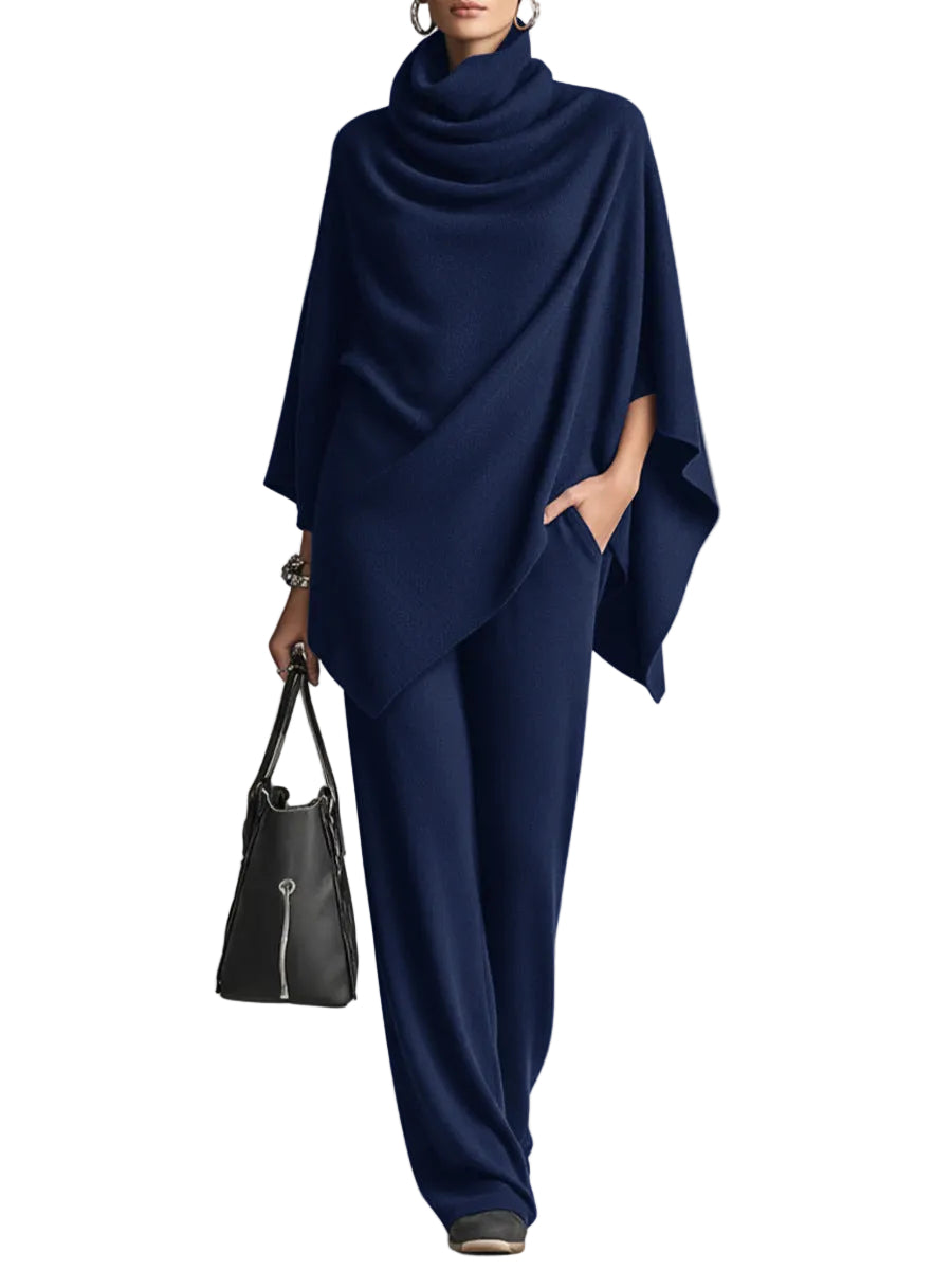 Diana | Elegant Drape Two Piece Set