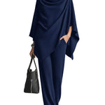 Diana | Elegant Drape Two Piece Set