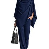 Diana | Elegant Drape Two Piece Set