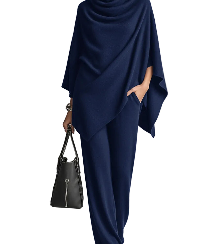 Diana | Elegant Drape Two Piece Set