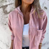 RELAXED COTTON TWILL SPRING JACKET