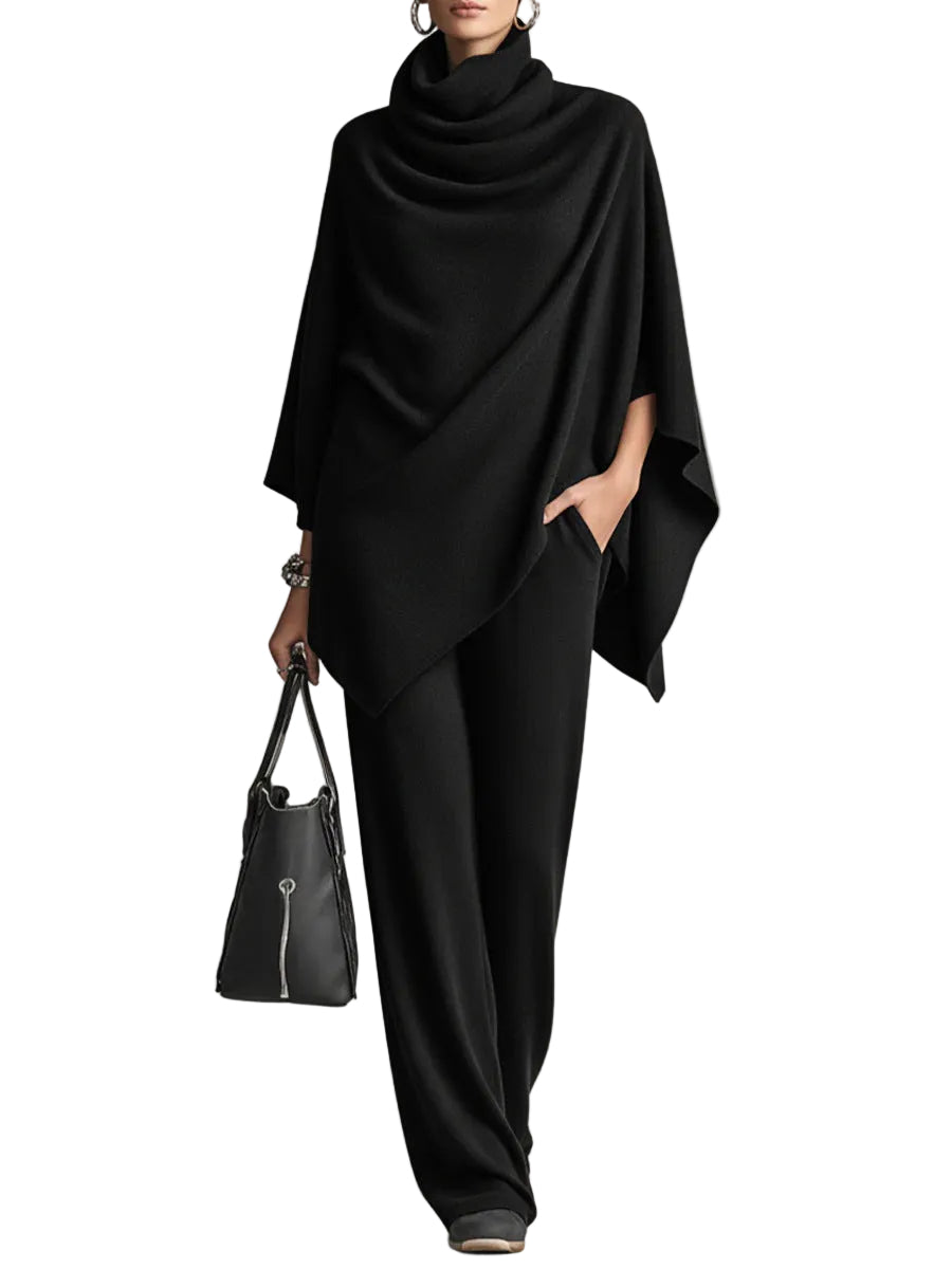 Diana | Elegant Drape Two Piece Set