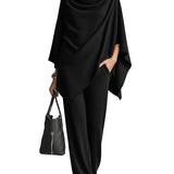 Diana | Elegant Drape Two Piece Set