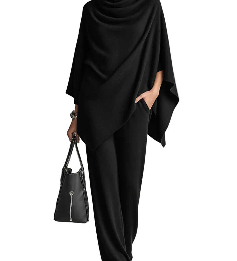 Diana | Elegant Drape Two Piece Set