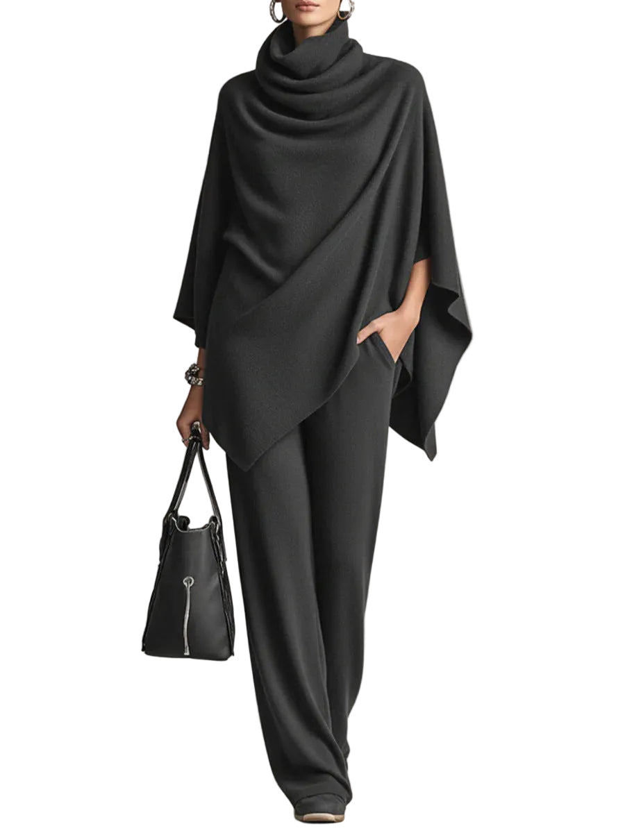 Diana | Elegant Drape Two Piece Set