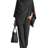 Diana | Elegant Drape Two Piece Set