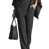 Diana | Elegant Drape Two Piece Set