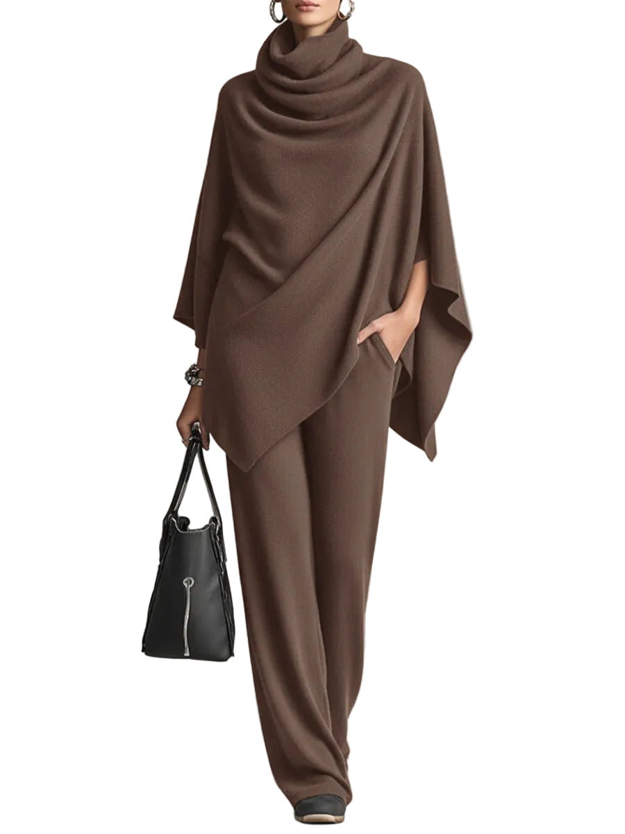 Diana | Elegant Drape Two Piece Set