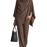 Diana | Elegant Drape Two Piece Set