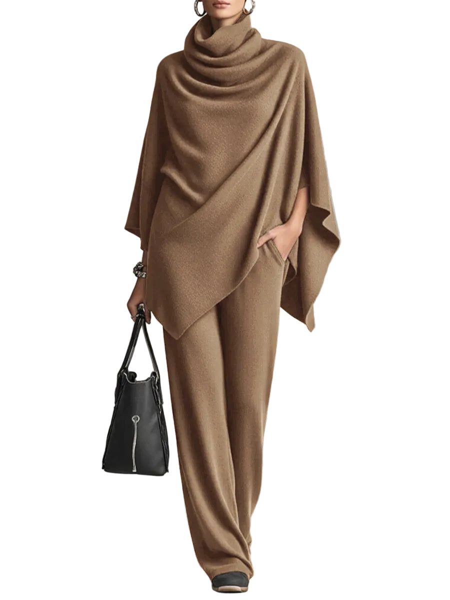 Diana | Elegant Drape Two Piece Set