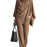 Diana | Elegant Drape Two Piece Set