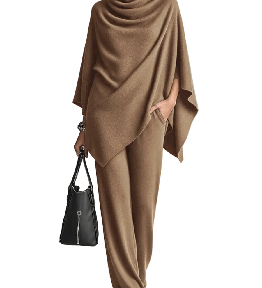 Diana | Elegant Drape Two Piece Set