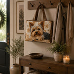 Quilted Tote Bag - Adorable Yorkshire