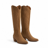 KNEE-HIGH COWGIRL BOOTS