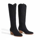 KNEE-HIGH COWGIRL BOOTS