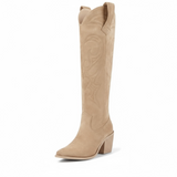 KNEE-HIGH COWGIRL BOOTS