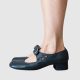 LEATHER MARY JANE SHOES