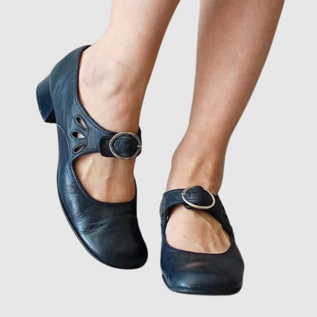 LEATHER MARY JANE SHOES