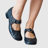LEATHER MARY JANE SHOES