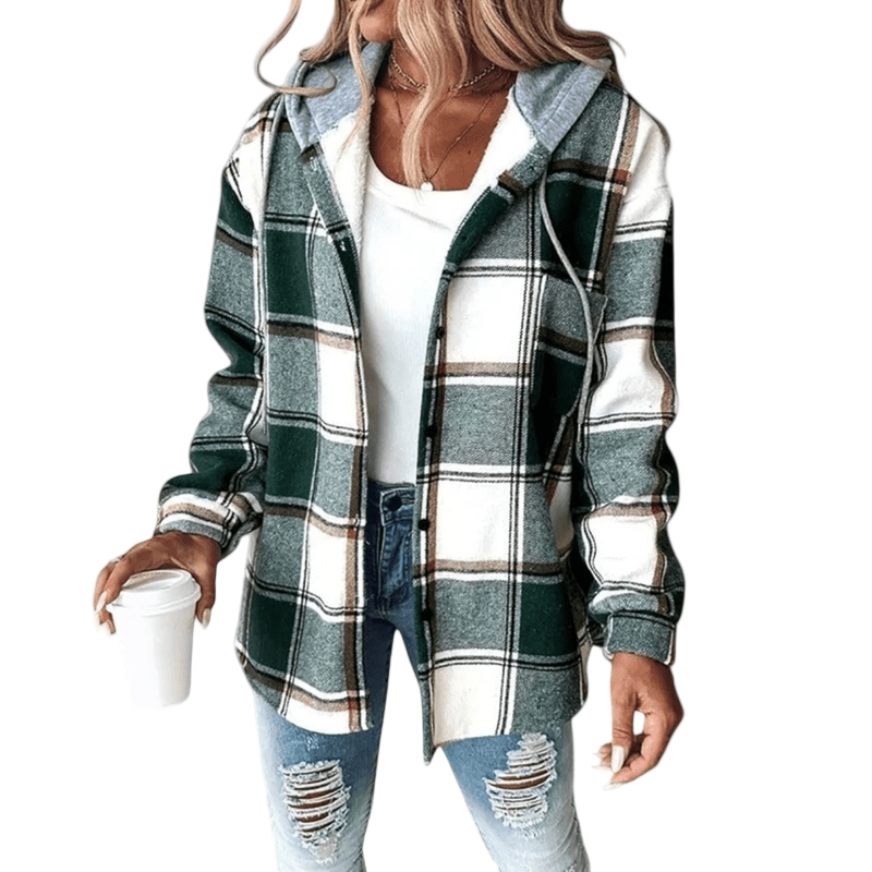 Québec Élégance Cardigan Collection Nela - Veste élégante adaptée à toutes les saisons avec capuche