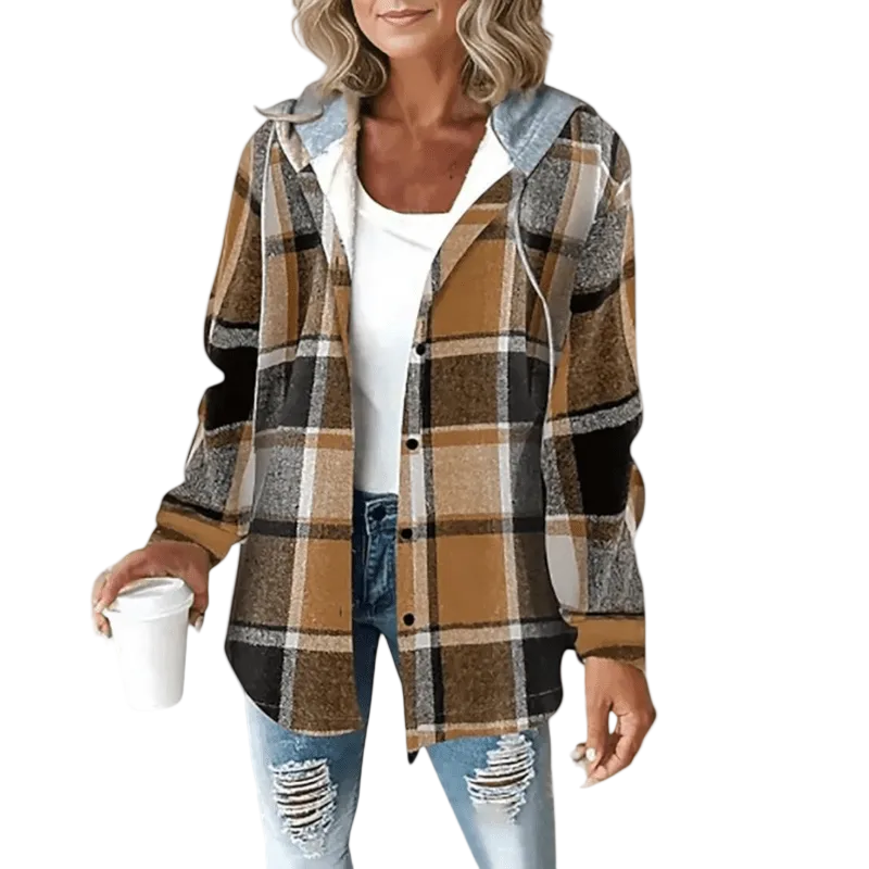 Québec Élégance Cardigan Collection Nela - Veste élégante adaptée à toutes les saisons avec capuche