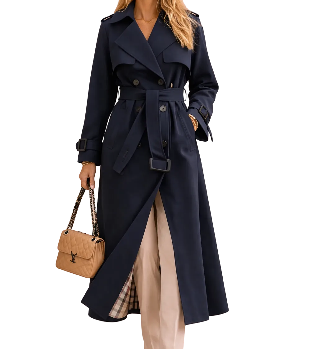 ELEGANT TIMELESS TRENCHCOAT