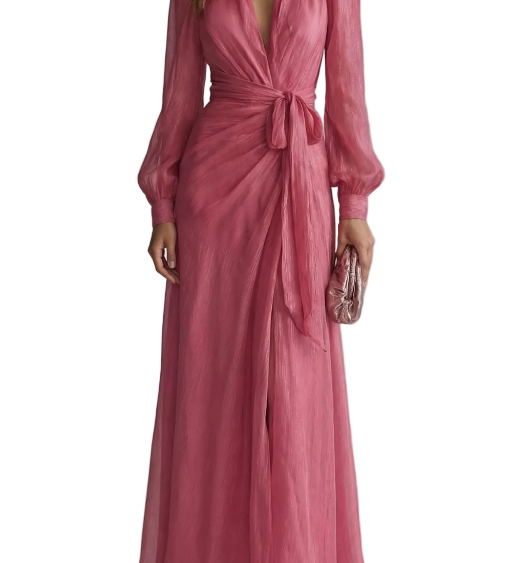Rosénelle – Flowing chiffon elegance – Maxi dress
