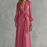 Rosénelle – Flowing chiffon elegance – Maxi dress