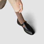SQUARE-TOE MARY JANE SHOES