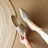 ELEGANT LOW HEEL POINTED SHOES