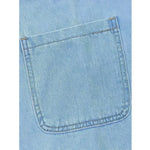 CASUAL DENIM POCKET DRESS