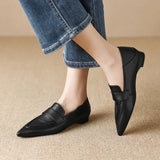 ELEGANT LOW HEEL POINTED SHOES