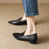 ELEGANT LOW HEEL POINTED SHOES