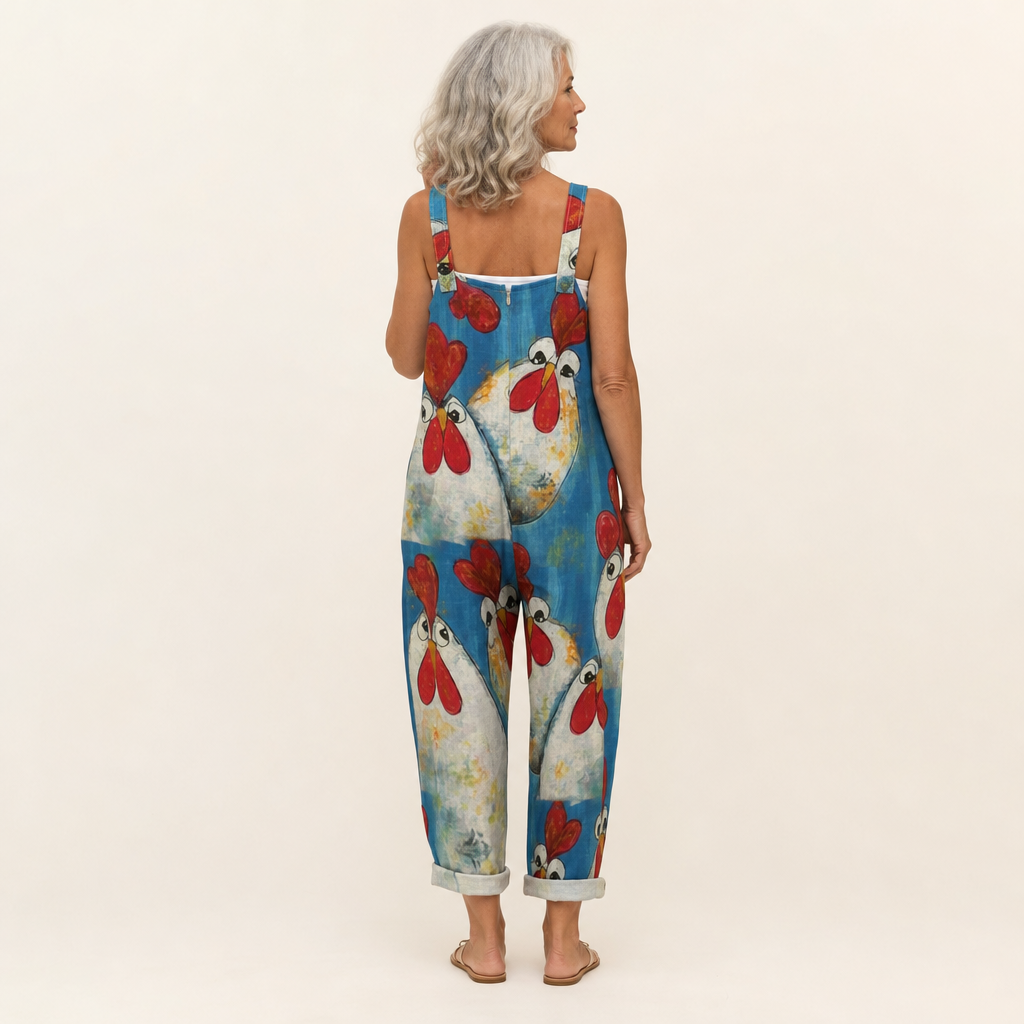 PRINTED COMFORT JUMPSUIT 7