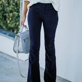 COMFORTABLE FLARE TROUSERS