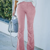 COMFORTABLE FLARE TROUSERS