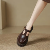 ELEGANT LEATHER MARY JANES