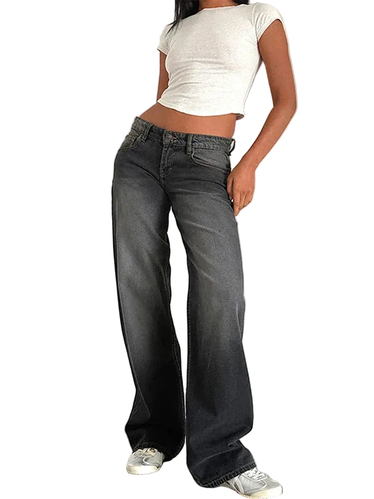 SYLVAINE™ – Vintage Casual Baggy Jeans