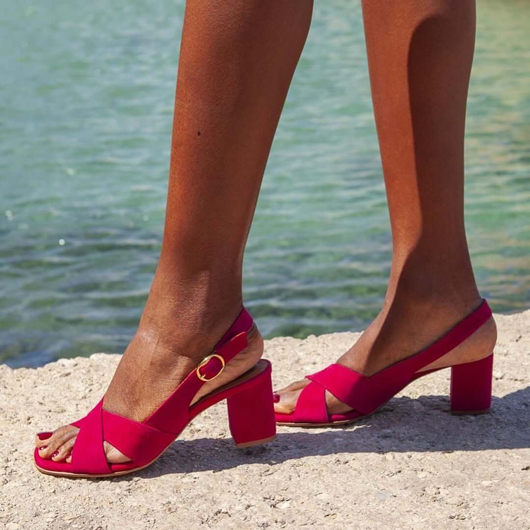 BLUE SUMMER SANDALS