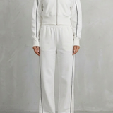 Savina – Urban Edge Piped Zip Jacket & Wide-Leg Pants Set