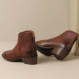 SIMPLE LEATHER BOOTS