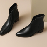 SIMPLE LEATHER BOOTS