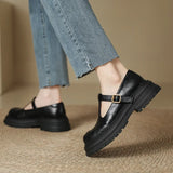 ELEGANT LEATHER MARY JANES