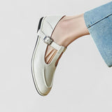 LOW-HEEL MARY JANE SHOES