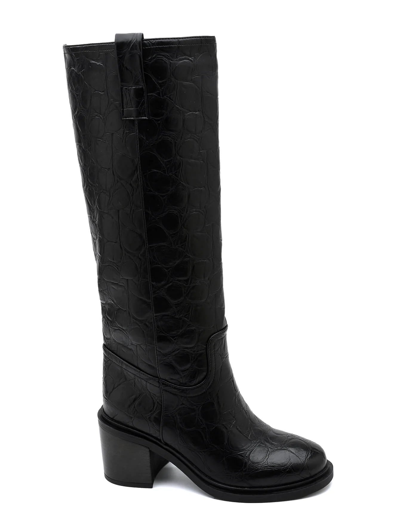 HIGH BLACK BOOTS